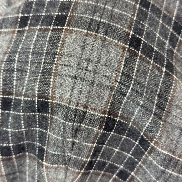 Dockers Flat Cap XL Gray Herringbone Tweed and Black Plaid Fully Lined Excellent - Picture 4 of 11